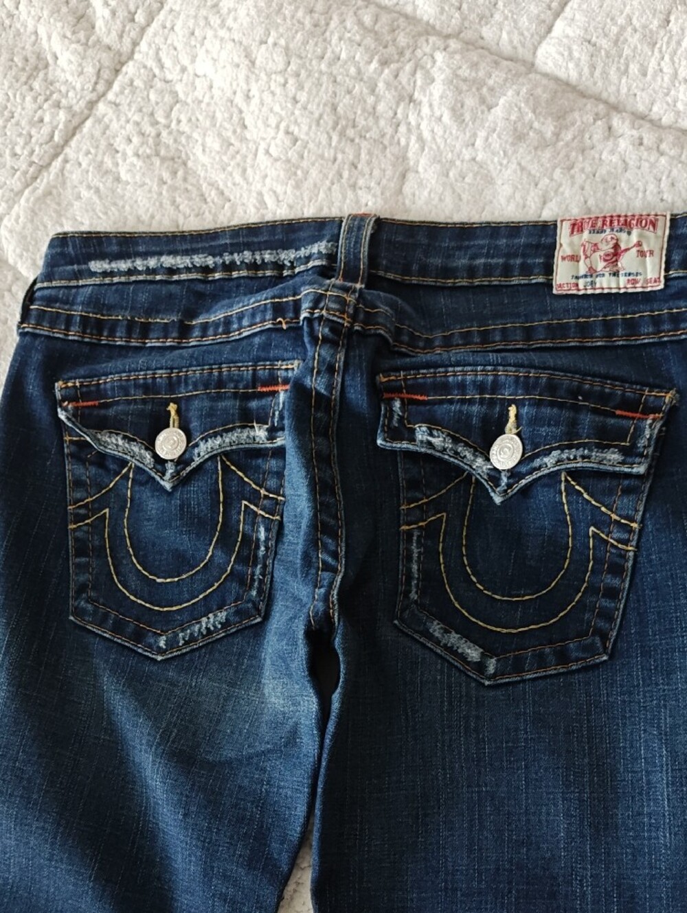 True Religion Y2K  Joey Like New 💙 Made In USA - Picture 12 of 16